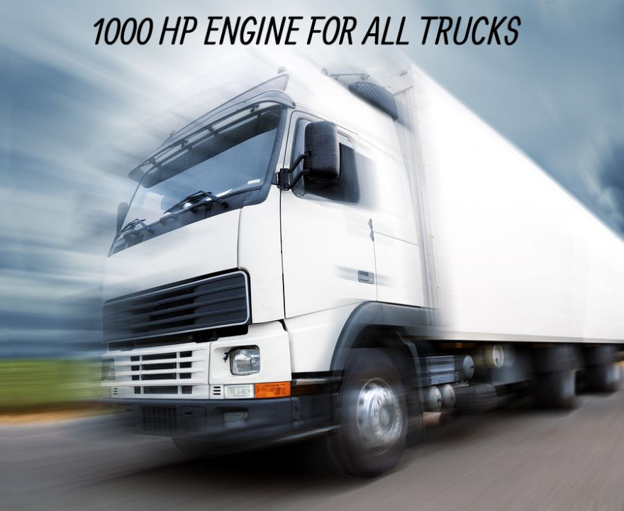 1000 HP Engine For All Trucks 1.38